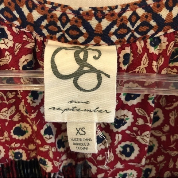 Anthropologie One September Sleeveless Tamarosa Top Size XS - Picture 5 of 6